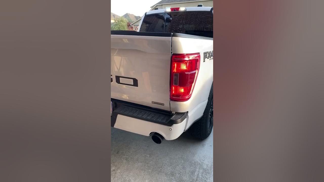 ‘22 Ford F150, 3.5L EcoBoost, resonator delete with 1 in 2 out OEM