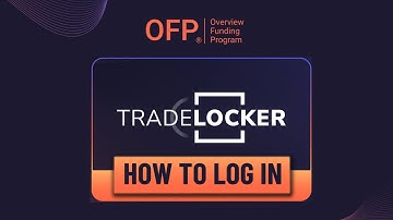 TRADELOCKER - How to log in