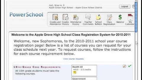 Student Request video