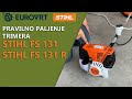 Pravilno paljenje Stihl FS 131/FS 131 R. Hladan start motornog trimera