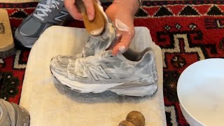 Easy Way To Clean Suede Shoes | New Balance 990 V5