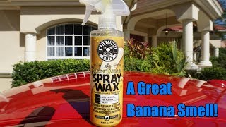 Chemical Guys Blazin Banana Spray Wax Review on my Nissan GTR.