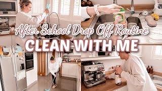 SPRING CLEAN WITH ME | AFTER SCHOOL DROP OFF CLEANING MOTIVATION | Emma Nightingale