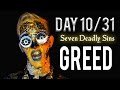 Day 10 - Greed - Seven Deadly Sins Makeup Tutorial