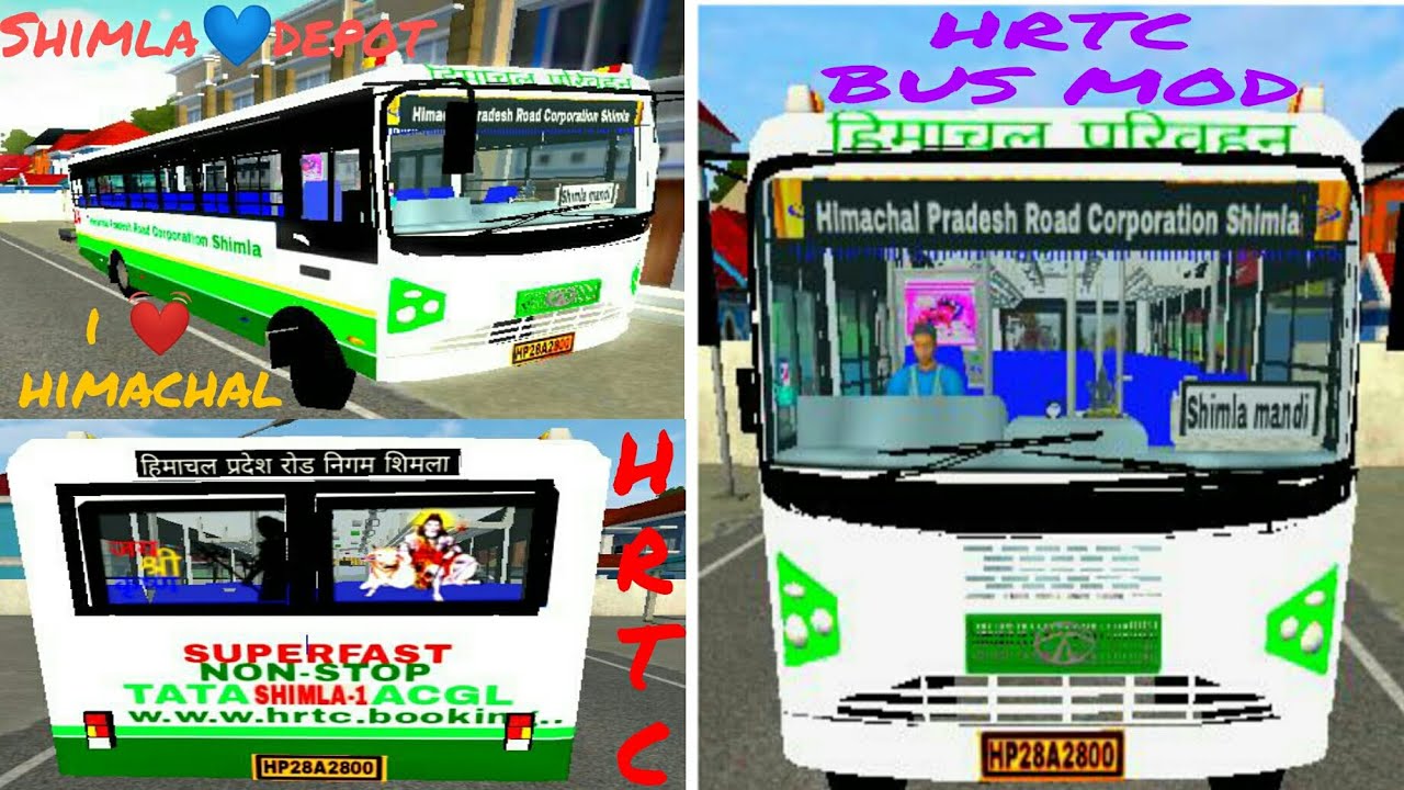 Modified HRTC Bus Mod For BussidDownload Modified Hrtc Bus Livery Tata Acgl Bus New hrtc Bus mod🎉
