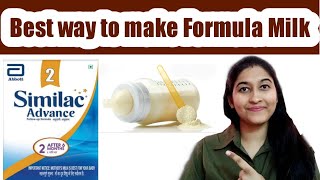 बेबी के लिए फॉर्मूला मिल्क कैसे बनाएं? | How to make baby Formula Milk | Indian Mums World