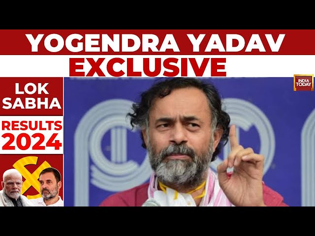 Entire Mainstream Media Of Country Spoke BJP Spokesperson: Swaraj India Co-founder Yogendra Yadav class=