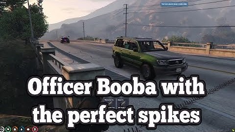 Officer Booba with the perfect spikes | No-Pixel 3.1