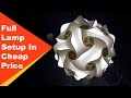 how to setup puzzle lamp jigsaw lamp in cheap price with led bulb at home -easy way kasnox