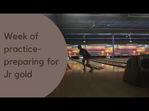 Week of practice, preparing for jr gold