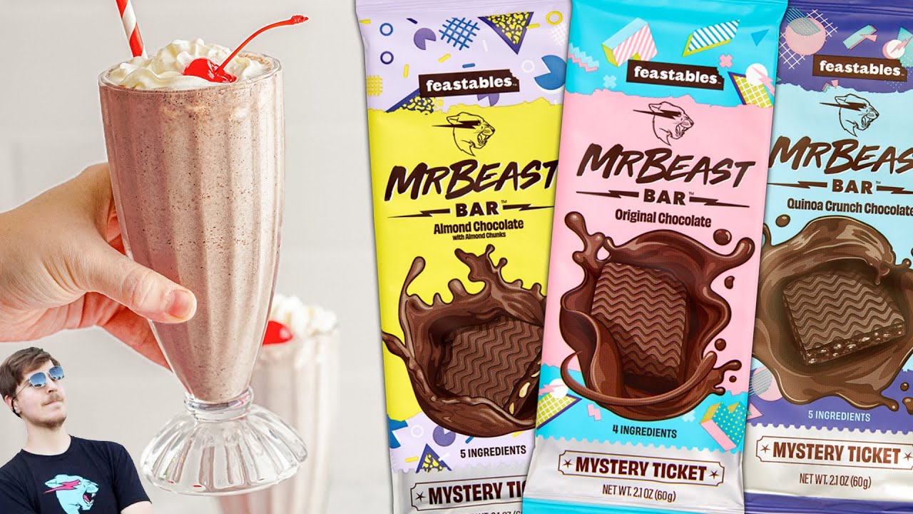 Feastables MrBeast Chocolate Bars – Made With  