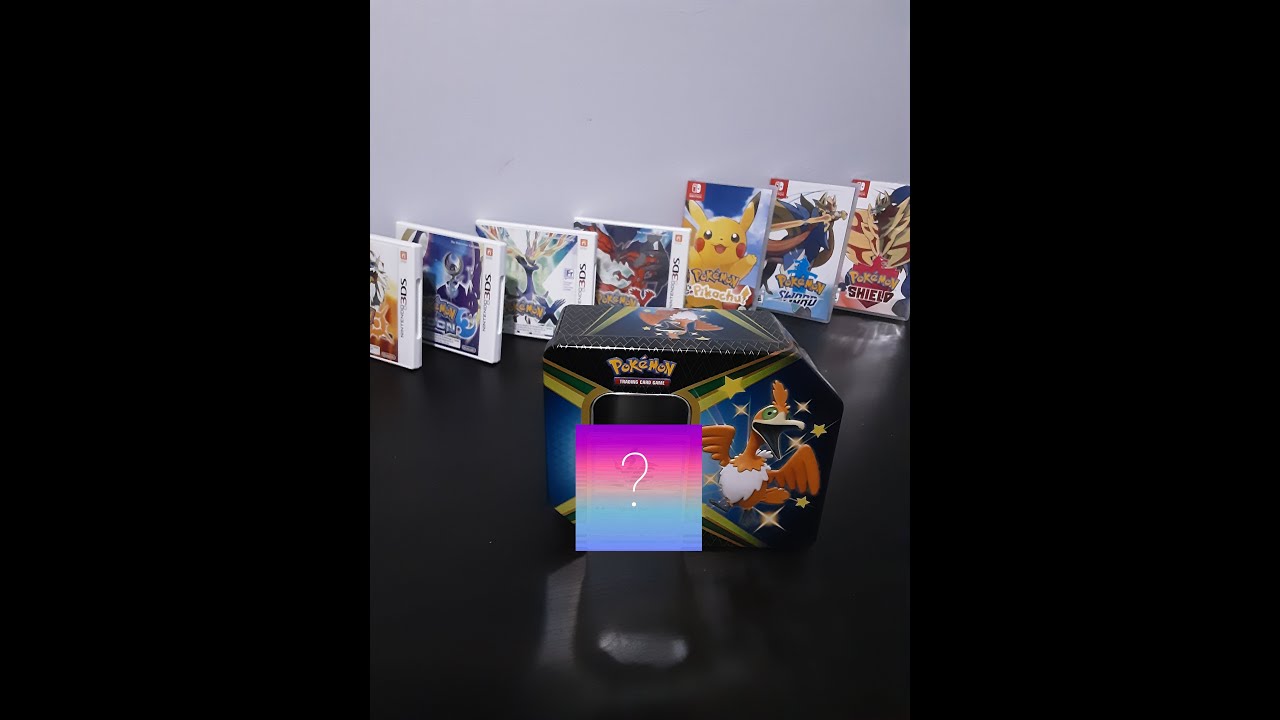 First Video Opening A Pokemon Tcg Shining Fates Tin Cramorant V Youtube