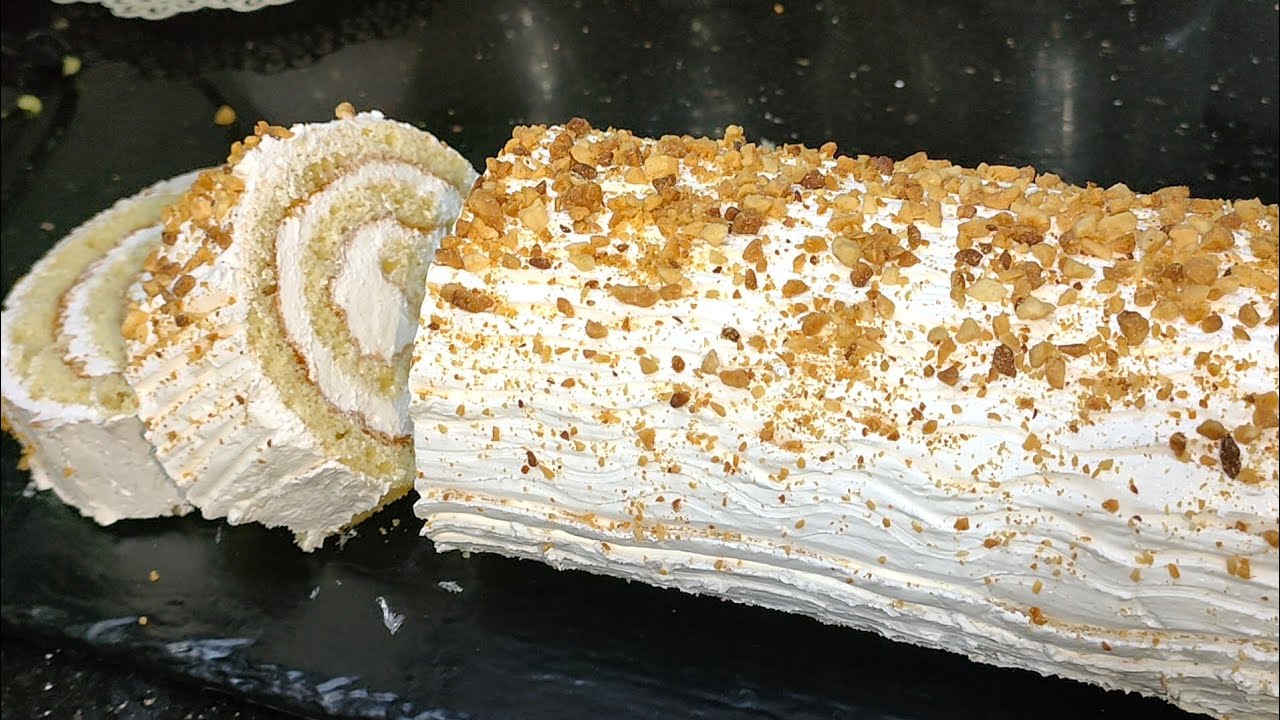 لن تشتريه بعد الآن ❤️ بيسكوي رولي (سويس رول) بأسهل و أسرع طريقة و النتيجة رآآآئعة