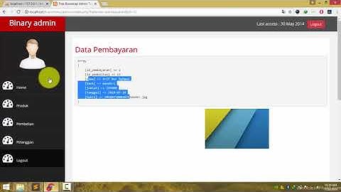 Tutorial Membuat Toko Online PHP dan MySQLI - 24 admin lihat pembayaran dan input resi pengiriman