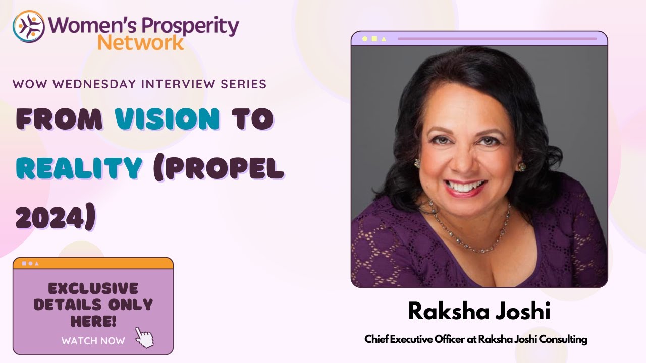 From Vision to Reality with Raksha Joshi YouTube