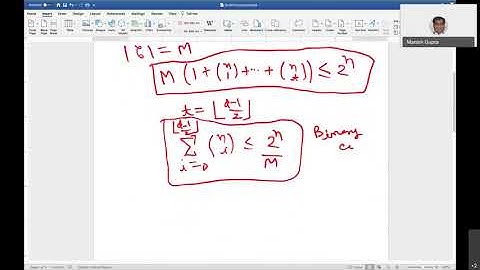 SC 461 Coding Theory and Applications Lecture 8.1