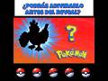 Puedes adivinar el Pokémon? PokeQuiz#2