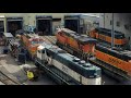 BNSF load test Dash 9-44CW #4126 and SD40-2 #1690