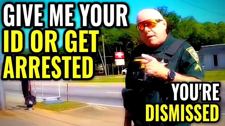 ID REFUSAL! DUMB COP Gets Owned And Dismissed By Sergeant! Intimidation Tactics Failed
