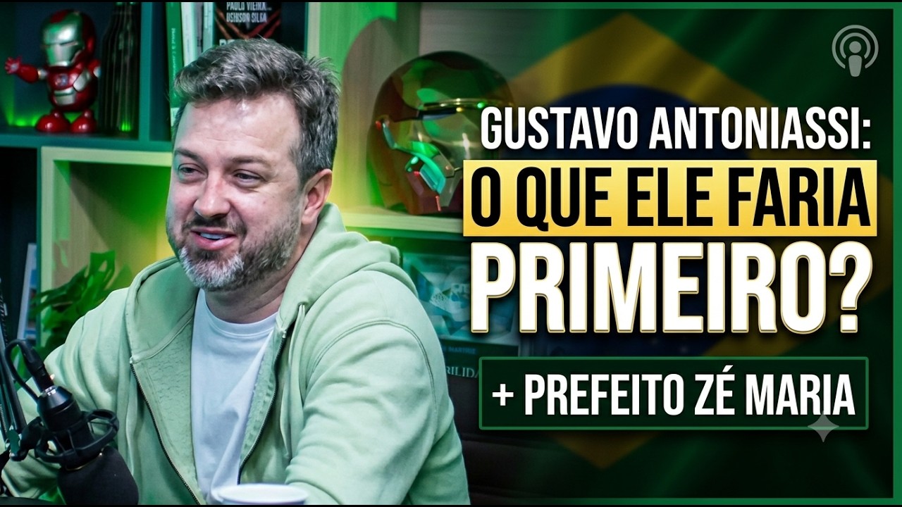 Qual será a primeira ação de Gustavo Antoniassi se virar deputado?