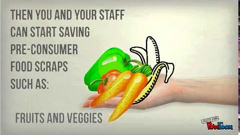 Restaurant food scraps for farm animals