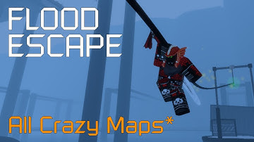 Beating EVERY Crazy Map in Flood Escape 2