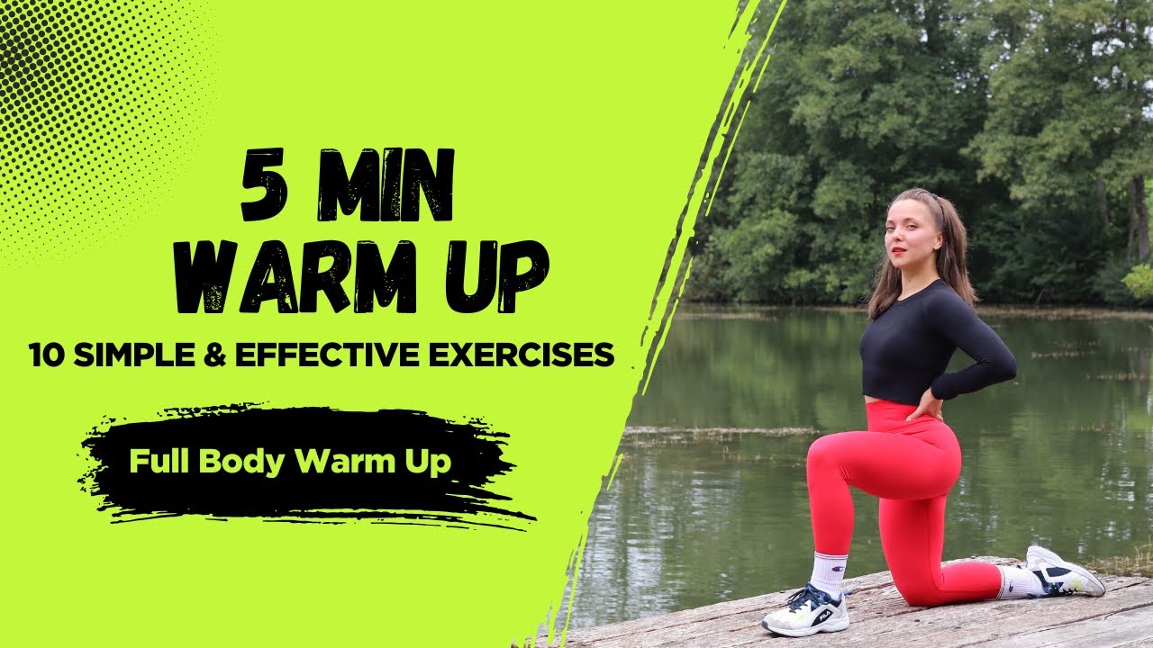5 Min Warm Up – 10 Full Body Exercises - YouTube