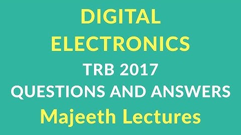 TRB 2017 Q&A DIGITAL ELECTRONICS