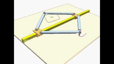 Instrument for tracing a symmetric curve 1