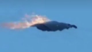 UFO Catches Fire Filmed Over China Brought To Us By Gagare1952 In 2016 - What's Happening Here