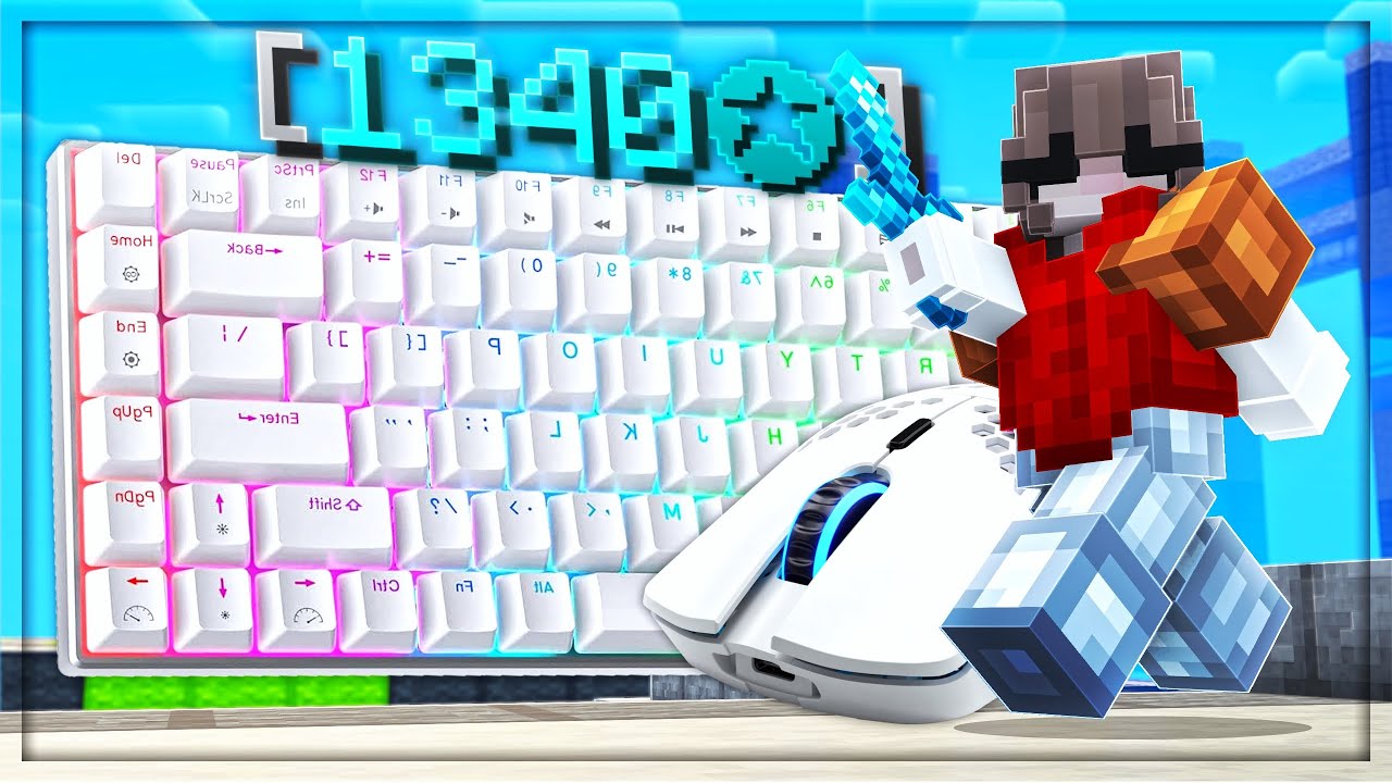 (HANDCAM) Bedwars ASMR Keyboard & Mouse Sounds | Hypixel Bedwars