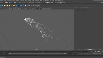 Imported FLIP Simulation Particles into Maya