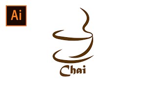 How to make tea logo - Chai / Tea Logo - Adobe illustrator Tutorial 2021 Wealth