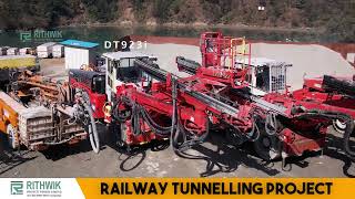 Rithwik Projects Executing Rvnls Railway Tunneling In Uttarakhand,