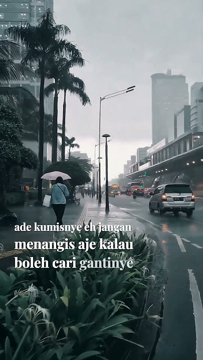 Syahdunye Jakarta Dikala Hujan || Story WA Lagu Benyamin Sueb Hujan Gerimis Aje #benyaminsueb