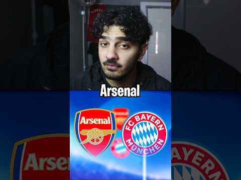 Arsenal vs Bayern UCL PREDICTION #football #epl #bayern #soccer #arsenal #kane #saka #ucl