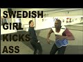 Swedish girl kicks ass 