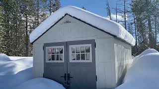 Suncast Shed Holding Up in the Snow