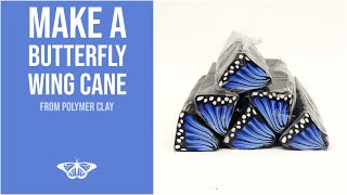 Make a Butterfly Wing Cane from Polymer Clay