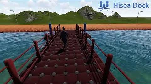 hisea dock modular floating pontoon dock