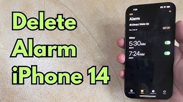 How to Delete Alarm on iPhone 14
