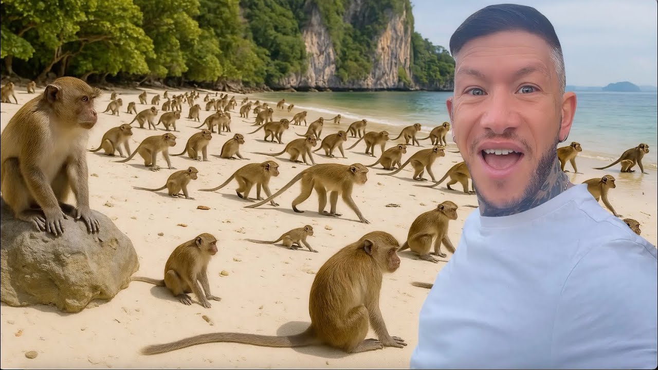 Thailand Monkey Beach Adventure | Kayaking in Ao Nang Krabi