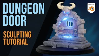 Dungeon Door Sculpting - Pt1 - Base Mesh