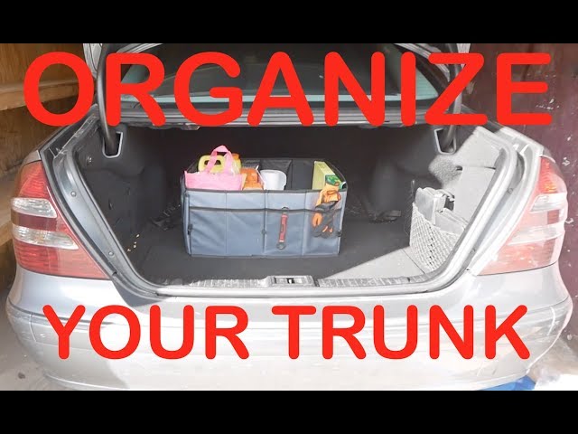 How to Organize Your Car Trunk Once and for All