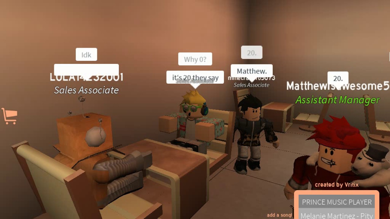 Roblox clothing store