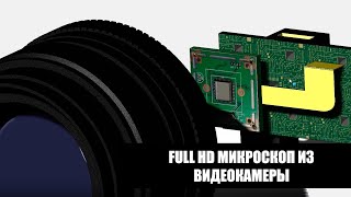 Самодельный FULL HD  50 FPS микроскоп из видеокамеры Sony