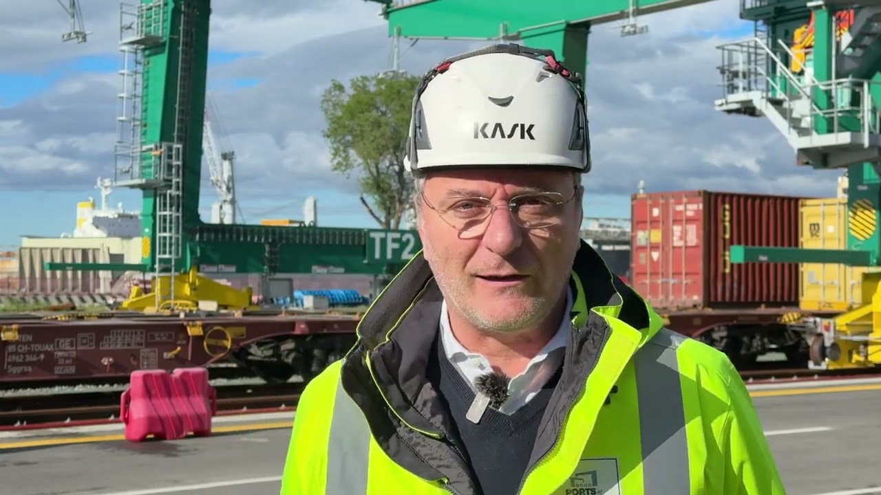 Parco ferroviario Genova Rugna in pieno esercizio. La svolta intermodale