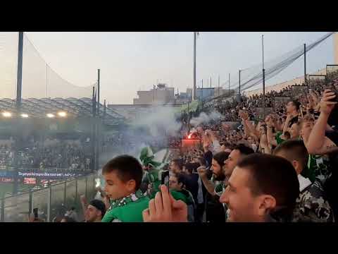 Panathinaikos - Aris 1-1 atmosphere
