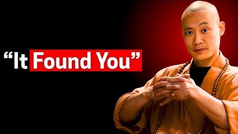 If This Vedio Found You, The Universe Is Ready To OBEY YOU -SHI HENG YI