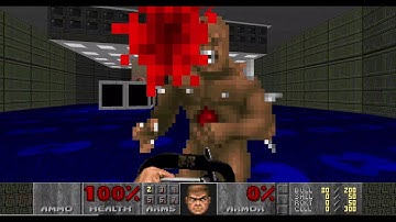 Doom 2 Map 01 Version 1.666 No Damage Completion + Bonus Challenge with Commentary